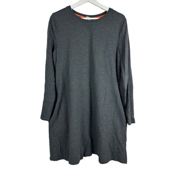 Boden gray sweatshirt style Dress size 10R - Picture 1 of 6
